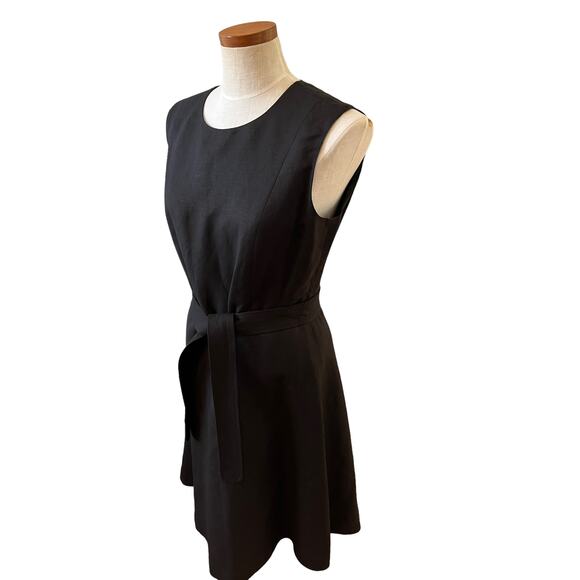 Calvin Klein Office Ready Linen blend Dress and Jacket Set Black - Picture 6 of 11